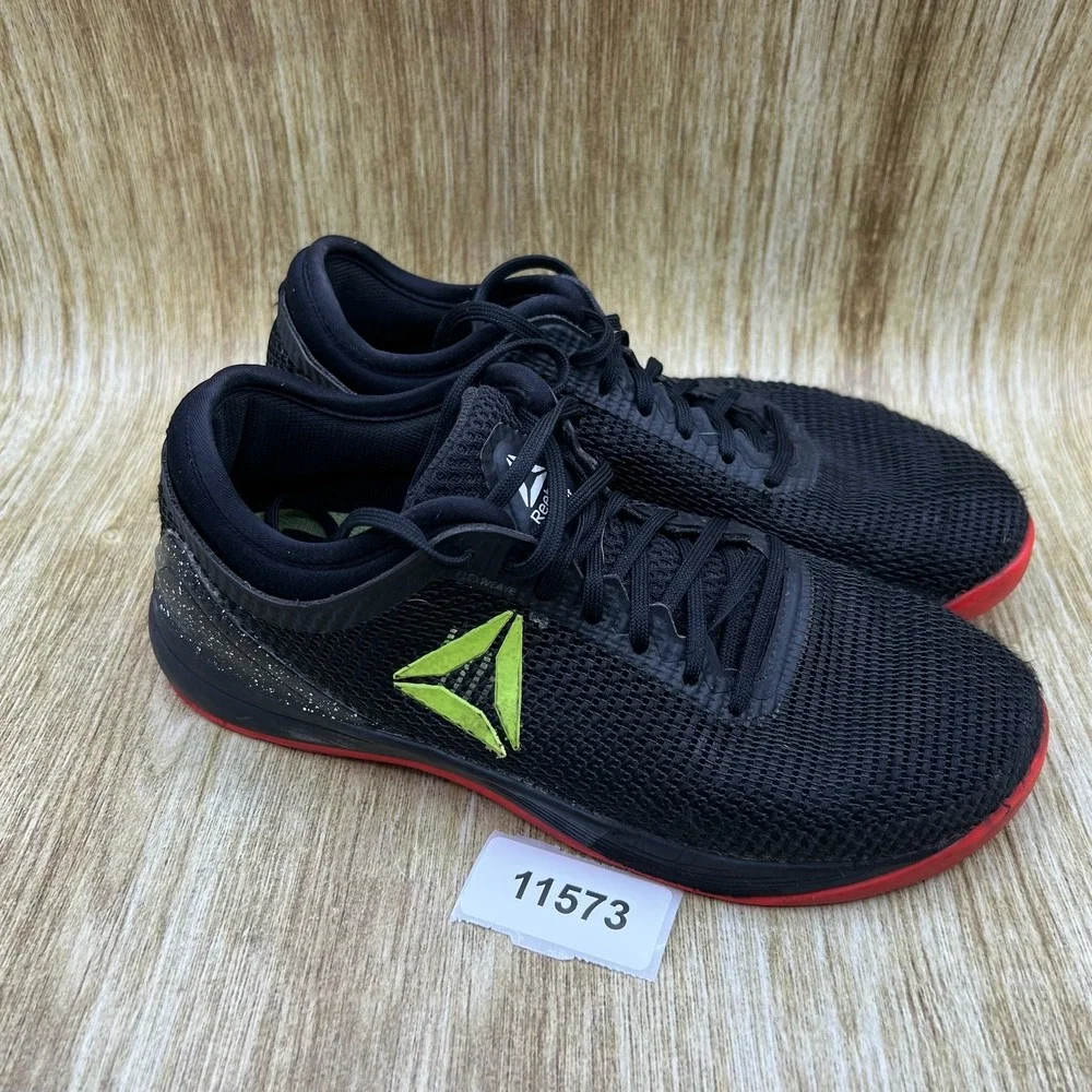 Reebok CrossFit Nano 8 Flexweave Men's Size 6.5 Black Red Training Shoes DV5741